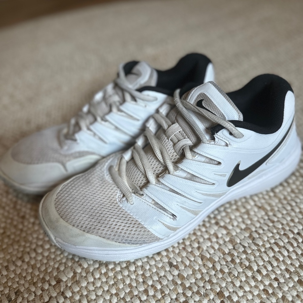 Nike White and Black Athletic Shoes